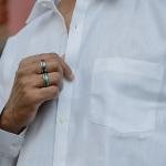 Khadi linen white shirt